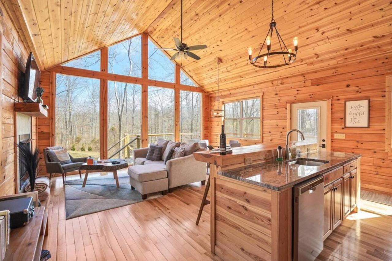 Fern Haven A Modern Take On Hocking Hills Cabins Stella Bagian luar foto