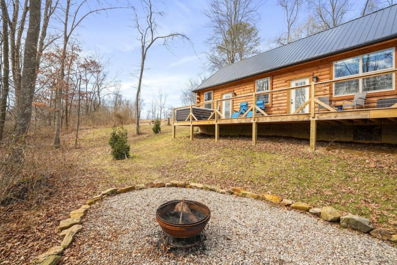 Fern Haven A Modern Take On Hocking Hills Cabins Stella Bagian luar foto